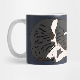 Sleeping cat Mug